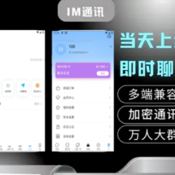 完美修复版2024年新im即时通讯原生APP全端